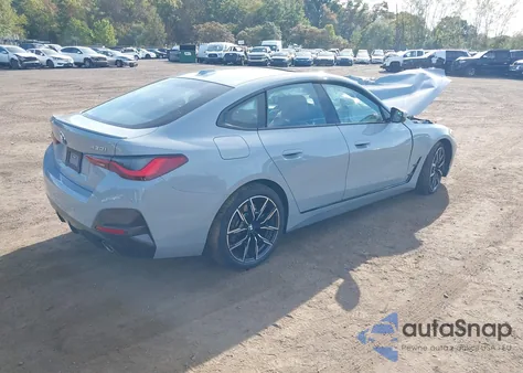 2022 BMW 430I Gran Coupe из США, поврежденный, VIN WBA63AV0XNFM77360